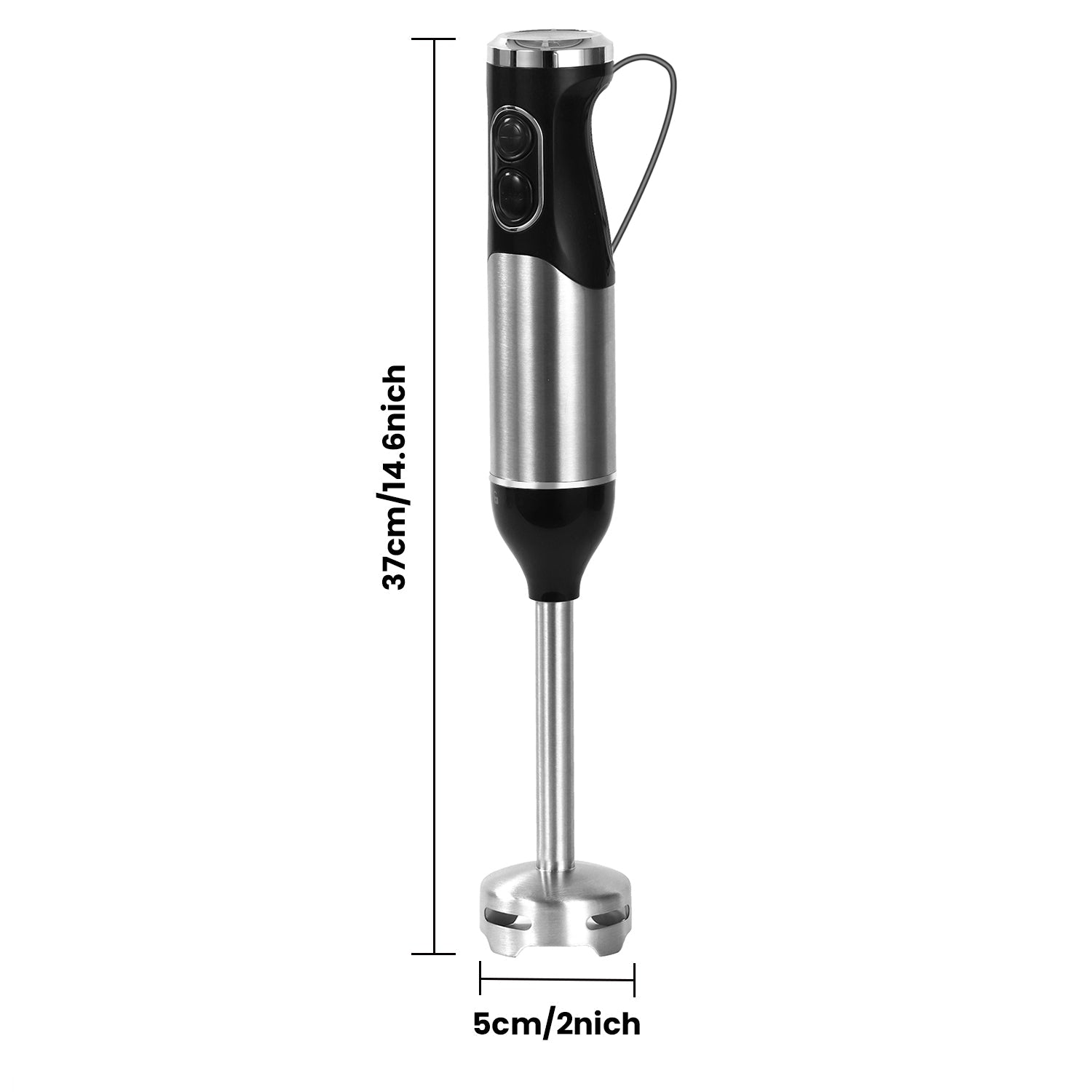 600W Stick Blender with Stainless Steel Blade & Adjustable Speeds - Image 11